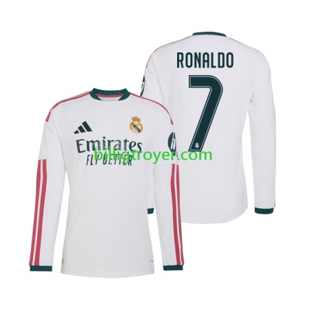 Billige Fotballdrakter Real Madrid Cristiano Ronaldo 7 Hjemmedraktsett 2026/27 Langermet